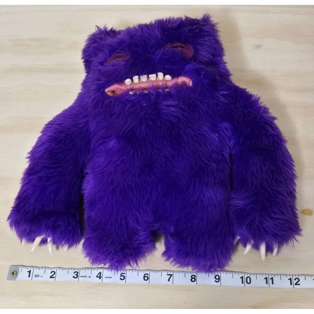 Fuggler Purple Clawey Spin Master Monster Toy Plush Stuffed Animal Rare 12